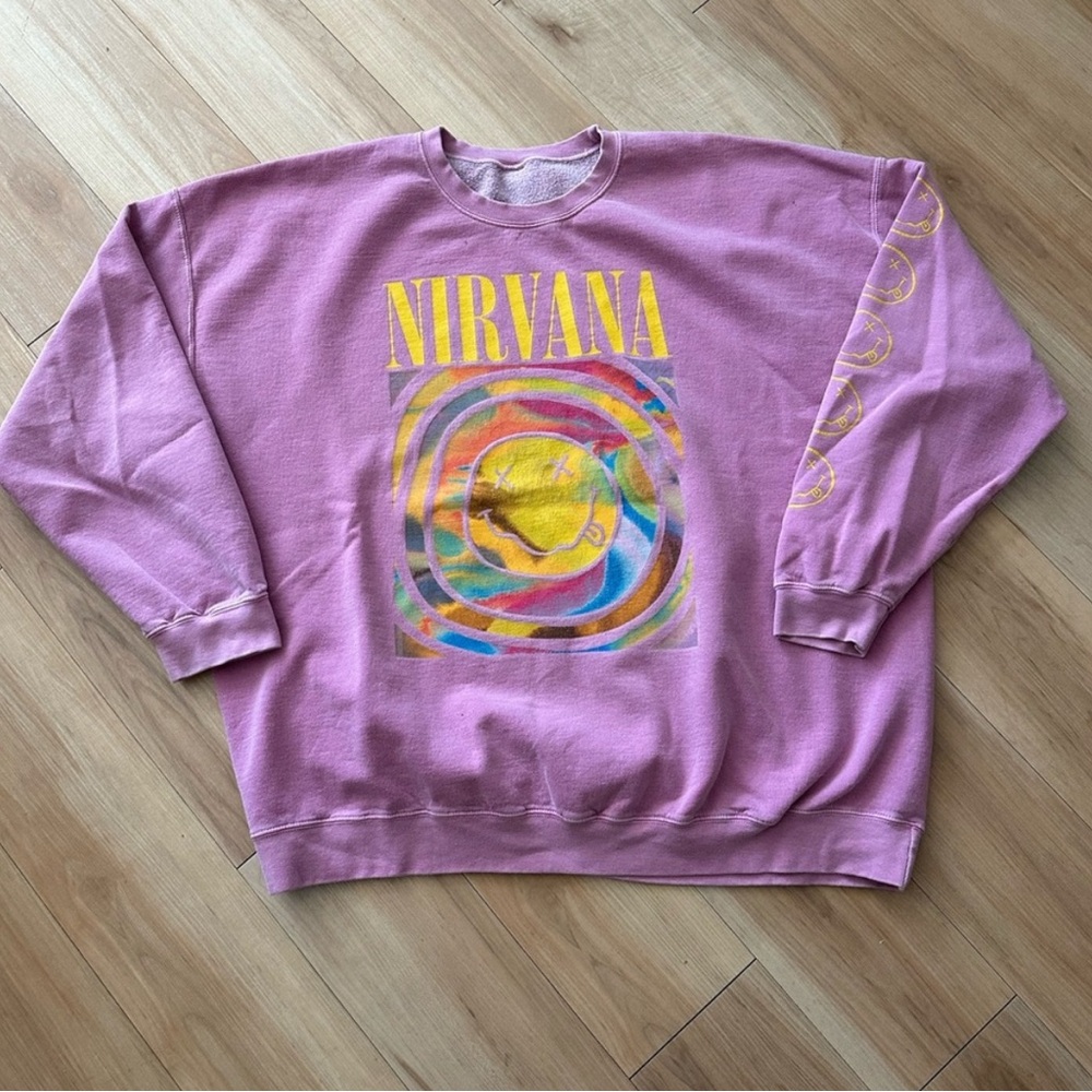Urban Outfitters Nirvana Oversized Crewneck